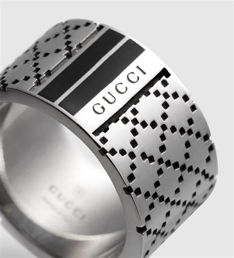 gold mens gucci ring|gucci silver ring for men.